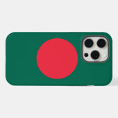 Étui Apple iPhone 15 Pro Max, drapeau du Banglades (Verso Horizontal)