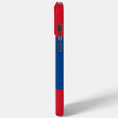 Étui Apple iPhone 15 Pro Max, drapeau du Belize (Verso / Gauche)