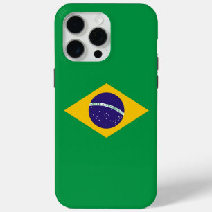 Étui Apple iPhone 15 Pro Max, drapeau du Brésil