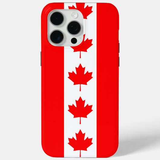 Étui Apple iPhone 15 Pro Max, drapeau du Canada (Verso)