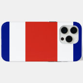 Étui Apple iPhone 15 Pro Max, drapeau du Costa Ric (Verso (horizontal))