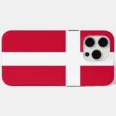 Étui Apple iPhone 15 Pro Max, drapeau du Danemark (Verso (horizontal))