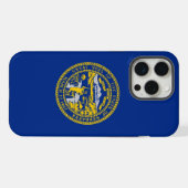 Étui Apple iPhone 15 Pro Max, drapeau du Nebraska (Verso Horizontal)