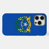 Étui Apple iPhone 15 Pro Max, drapeau du Nevada (Verso Horizontal)
