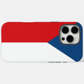 Étui Apple iPhone 16 Pro Max, drapeau de la Tchéqu (Verso (horizontal))