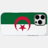 Étui Apple iPhone 16 Pro Max, drapeau de l'Algérie (Verso (horizontal))