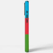 Étui Apple iPhone 16 Pro Max, drapeau de l'Azerbaï (Verso / Gauche)