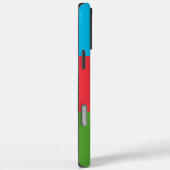 Étui Apple iPhone 16 Pro Max, drapeau de l'Azerbaï (Verso / Droite)