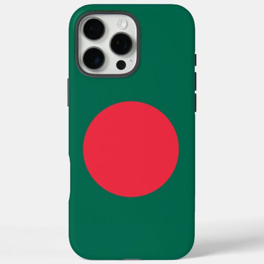 Étui Apple iPhone 16 Pro Max, drapeau du Banglades (Verso)