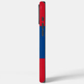 Étui Apple iPhone 16 Pro Max, drapeau du Belize (Verso / Gauche)