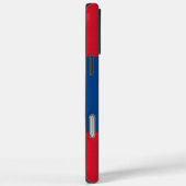 Étui Apple iPhone 16 Pro Max, drapeau du Belize (Verso / Droite)