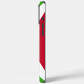 Étui Apple iPhone 16 Pro Max, drapeau du Burundi (Verso / Gauche)