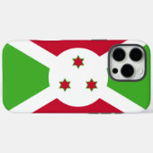 Étui Apple iPhone 16 Pro Max, drapeau du Burundi (Verso (horizontal))