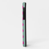 Étui Art libellule à pois rose Case-Mate iPhone 5 (Dos/Gauche)