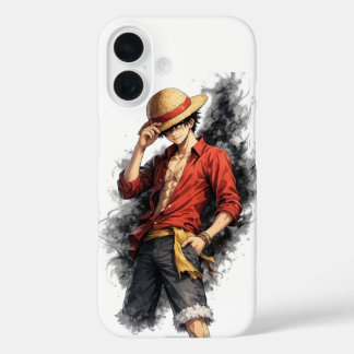 Étui aventure chapeau de paille aquarelle pour iPh