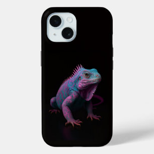 Étui Black 4 Luxe iPhone 15 Case-Mate, Iguane Rose