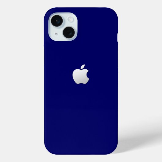 Étui bleu élégant pour Apple iPhone 15 Plus (Verso)