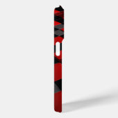 Étui bloc géométrique 3D moderne Rouge vibrant bri (Verso / Droite)
