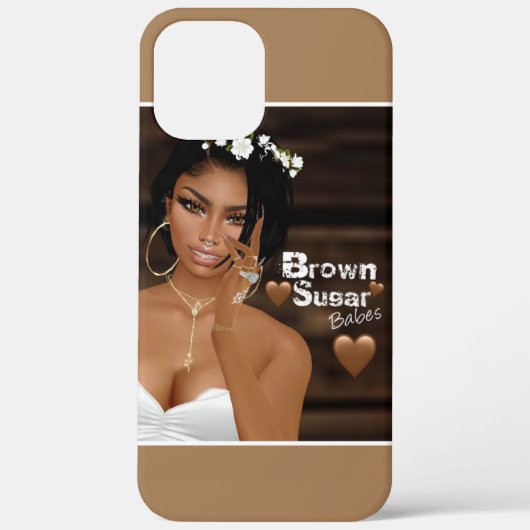 Étui Brown Sugar Babes pour iPhone 12 Pro Max 1 (Verso)