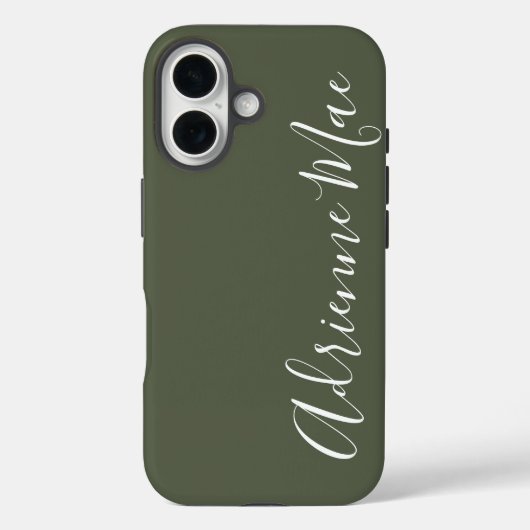 Étui camo vert Simply Personalized Case-Mate (Verso)