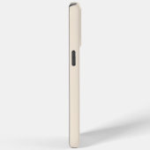 Étui Case-Mate à la mode blanc antique avec monogr (Verso / Droite)