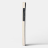 Étui Case-Mate à la mode blanc antique avec monogr (Verso / Gauche)