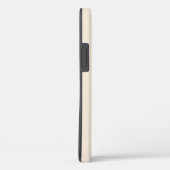 Étui Case-Mate à la mode blanc antique avec monogr (Verso / Droite)