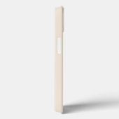Étui Case-Mate à la mode en blanc antique avec mon (Verso / Droite)