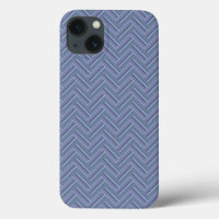 Étui Case-Mate à motif tissé double rayures bleu-g