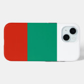 Étui Case-Mate Apple iPhone 15 avec drapeau de Bul (Verso (horizontal))