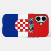 Étui Case-Mate Apple iPhone 16 avec drapeau de Cro (Verso (horizontal))