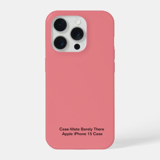 Étui Case-Mate Barely There pour Apple iPhone 15 (Verso)