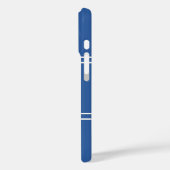 Étui Case Mate bleu royal avec initiales monogramm (Verso / Gauche)