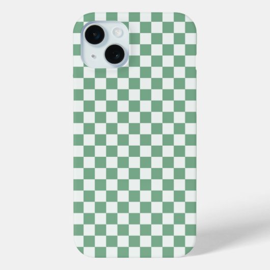 Étui Case-Mate iP à motif damier vert acide et noi (Verso)
