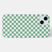 Étui Case-Mate iP à motif damier vert acide et noi (Verso (horizontal))