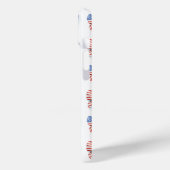Étui Case-Mate iP avec monogramme et nœuds patriot (Verso / Gauche)