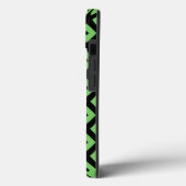 Étui Case-Mate iPh à motif diamant vert citron et (Verso / Gauche)