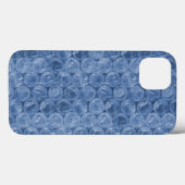 Étui Case-Mate iPhone avec papier bulle bleu (Verso (horizontal))
