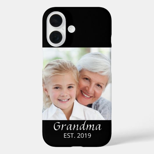Étui Case-Mate iPhone avec photo de grand-mère éta (Verso)