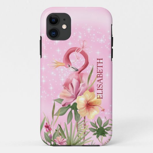 Étui Case-Mate iPhone Flamingo Avec Couronne (Dos)