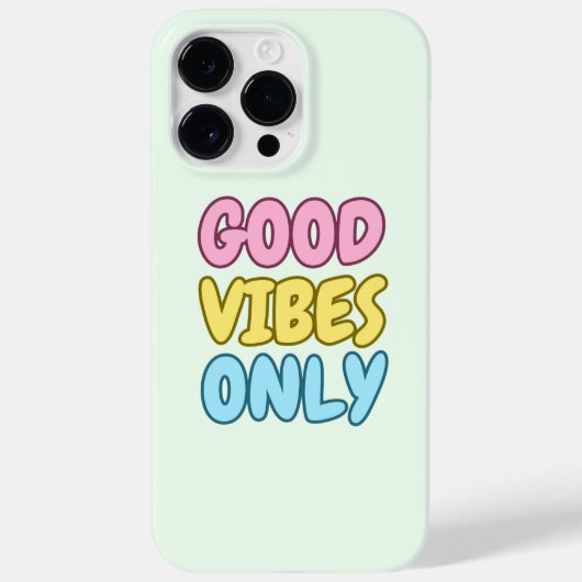 Étui Case-Mate iPhone Good Vibes Only (Verso)