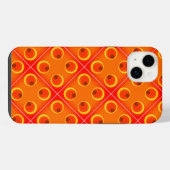 étui Case-Mate iPhone orange rétro 1970 (Verso Horizontal)