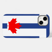 Étui Case-Mate patriotique avec drapeau de Toronto (Verso (horizontal))
