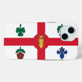 Étui Case-Mate pour Apple iPhone 15 avec drapeau d (Verso (horizontal))