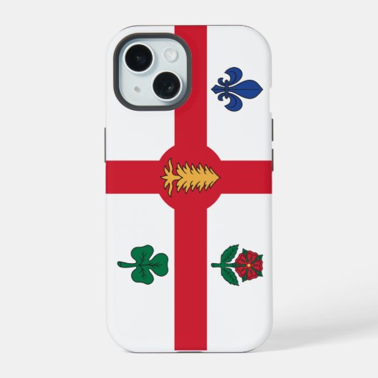 Étui Case-Mate pour Apple iPhone 15 avec drapeau d (Verso)