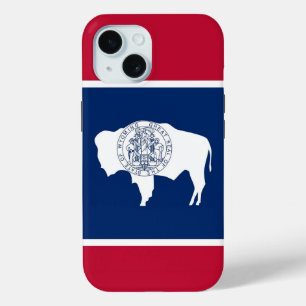 Étui Case-Mate pour Apple iPhone 15, drapeau du Wy