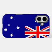 Étui Case-Mate pour Apple iPhone 16 avec drapeau d (Verso (horizontal))