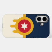 Étui Case-Mate pour Apple iPhone 16 avec le drapea (Verso (horizontal))