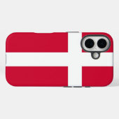 Étui Case-Mate pour Apple iPhone 16 avec le drapea (Verso (horizontal))