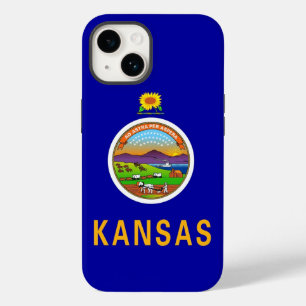 Étui Case-Mate pour iPhone 14 avec drapeau du Kans